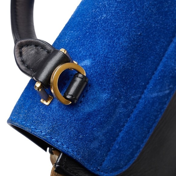 Celine Celine Leather Suede Trapeze 2way Bag Leather Shoulder Bag - Picture 6 of 14